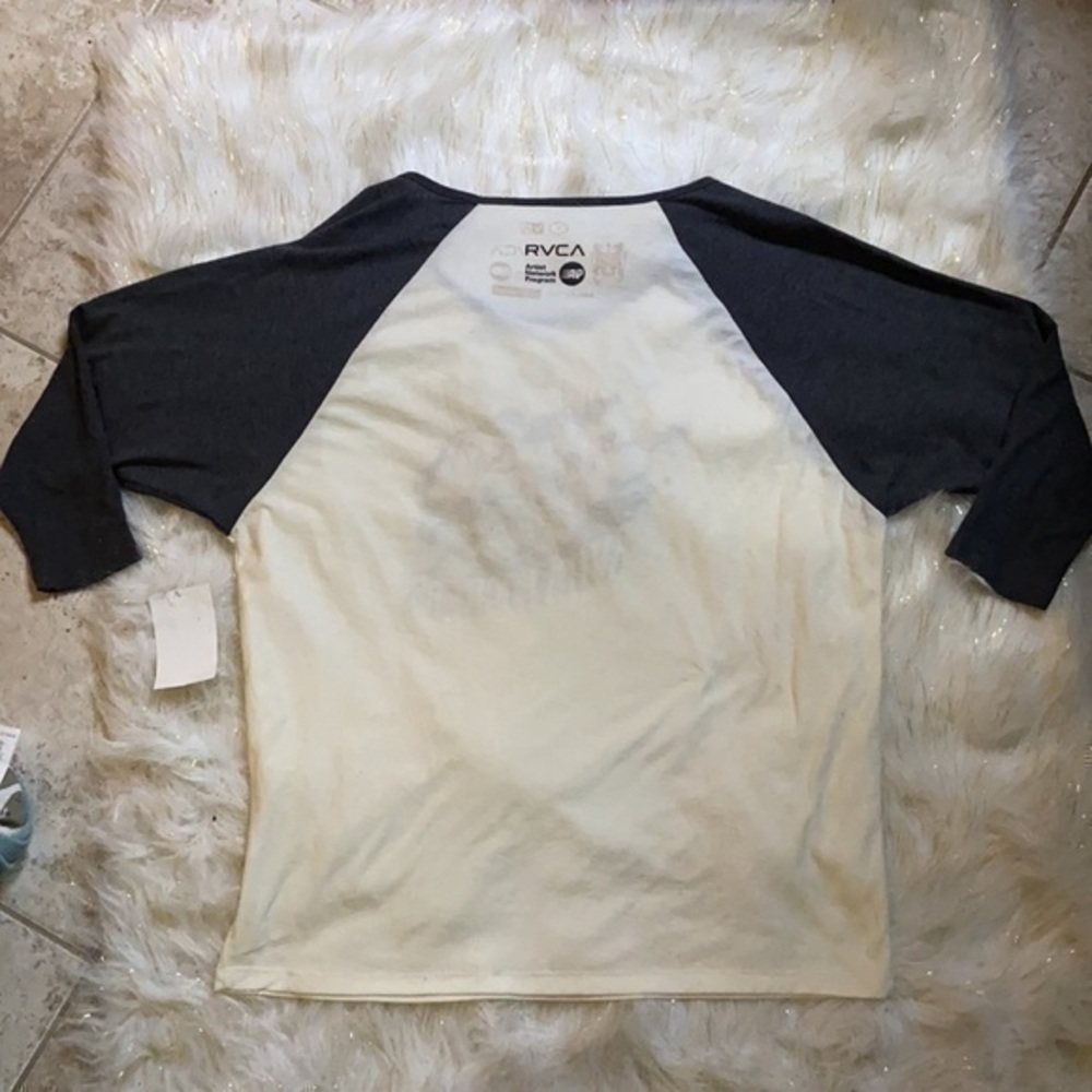 RVCA || NWT Rocker Baseball L/S Tee - Picture 5 of 6